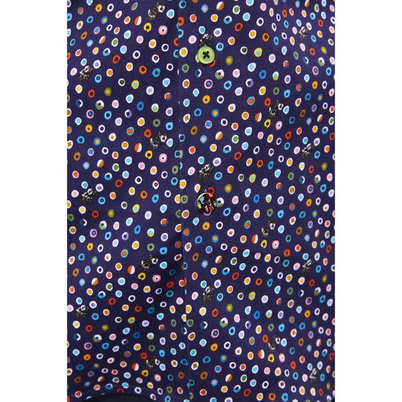 Luchiano Visconti SS23 Multicolor Circles Shirt, Medium * men978 - Picture 5 of 5